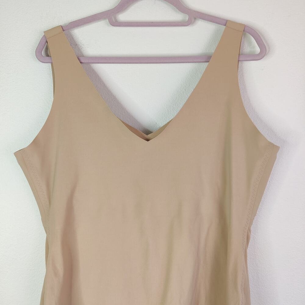 Honeylove Liftwear Shaping Tank Top Sand Tan 2X Built in Bra Slimming Shaping - Picture 9 of 13